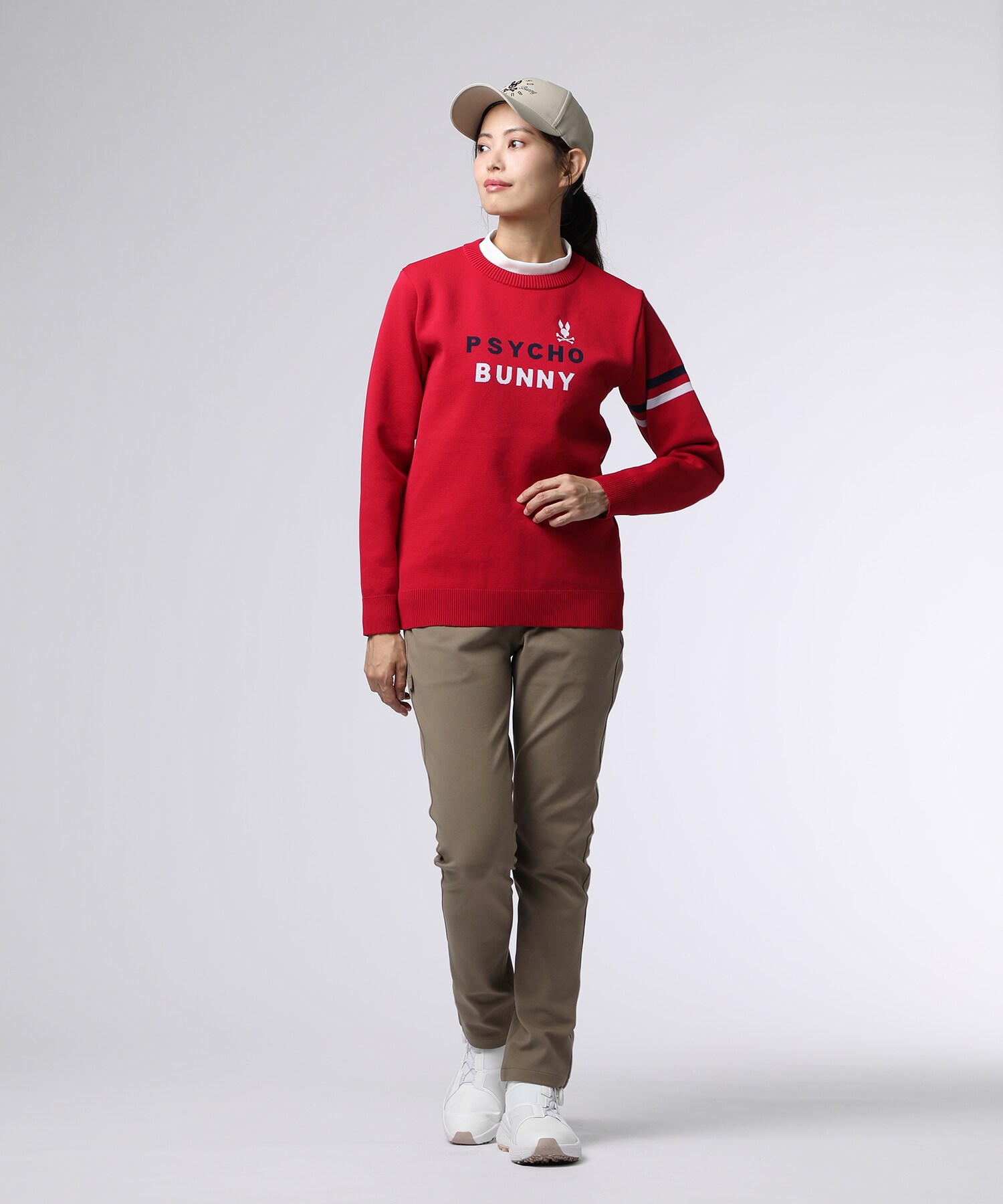 GOLF][WOMEN]トリコロール ジャガードニット｜Psycho Bunny｜サイコ