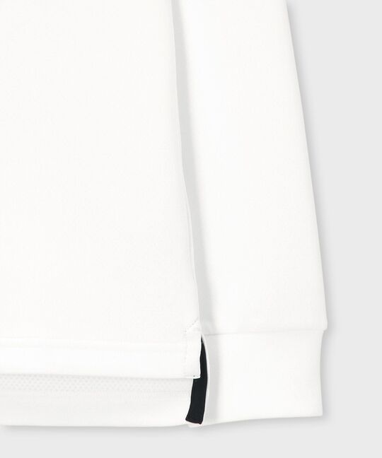 [GOLF][WOMEN]ラインスリーブロゴ モックネックＴシャツ