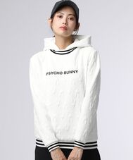 [GOLF][WOMEN]膨れジャガードバニーロゴスウェットパーカ