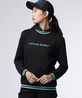 [GOLF][WOMEN]膨れジャガードバニーロゴスウェットパーカ