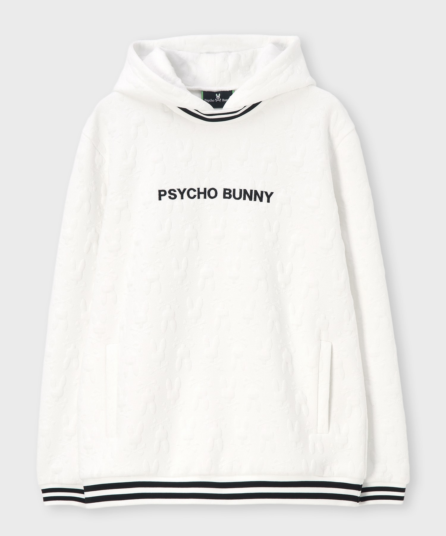 GOLF]膨れジャガードバニーロゴスウェットパーカ｜Psycho Bunny