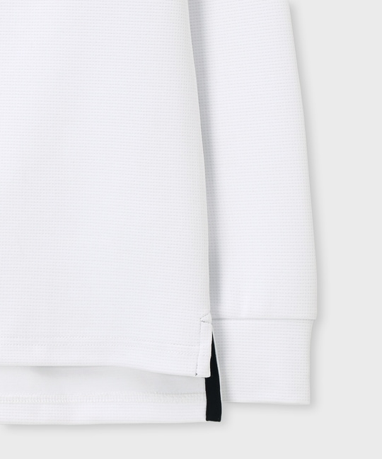 [GOLF]モダングラフィック バイカラーモックネックTシャツ