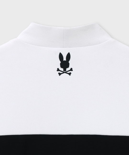 [GOLF]モダングラフィック バイカラーモックネックTシャツ