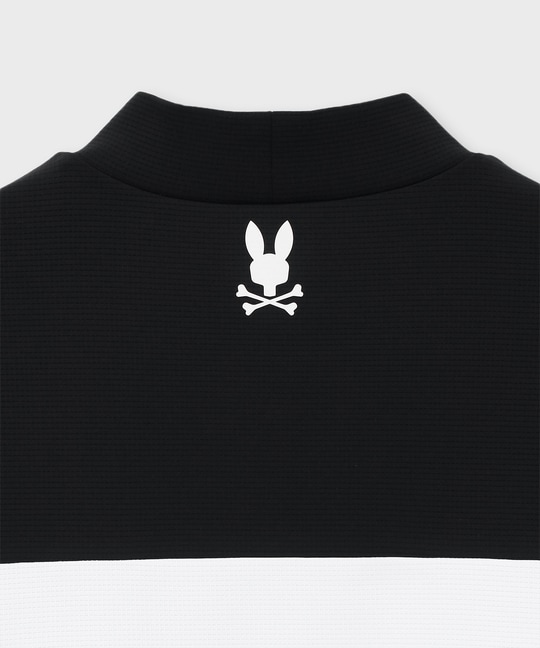 [GOLF]モダングラフィック バイカラーモックネックTシャツ
