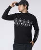 [GOLF]ゴルフモチーフロゴモックネックＴシャツ