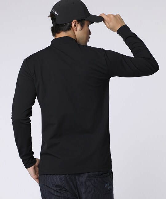 [GOLF]ゴルフモチーフロゴモックネックＴシャツ