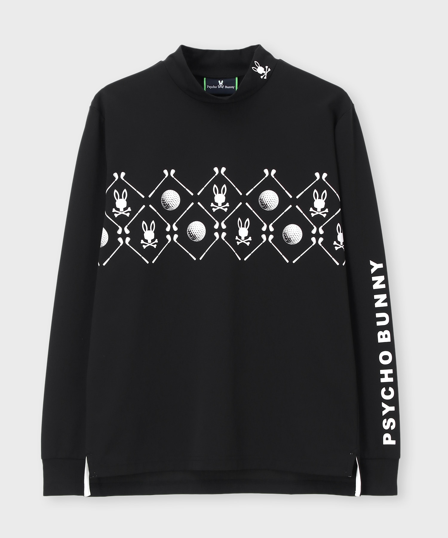 GOLF]ゴルフモチーフロゴモックネックTシャツ｜Psycho Bunny｜サイコ