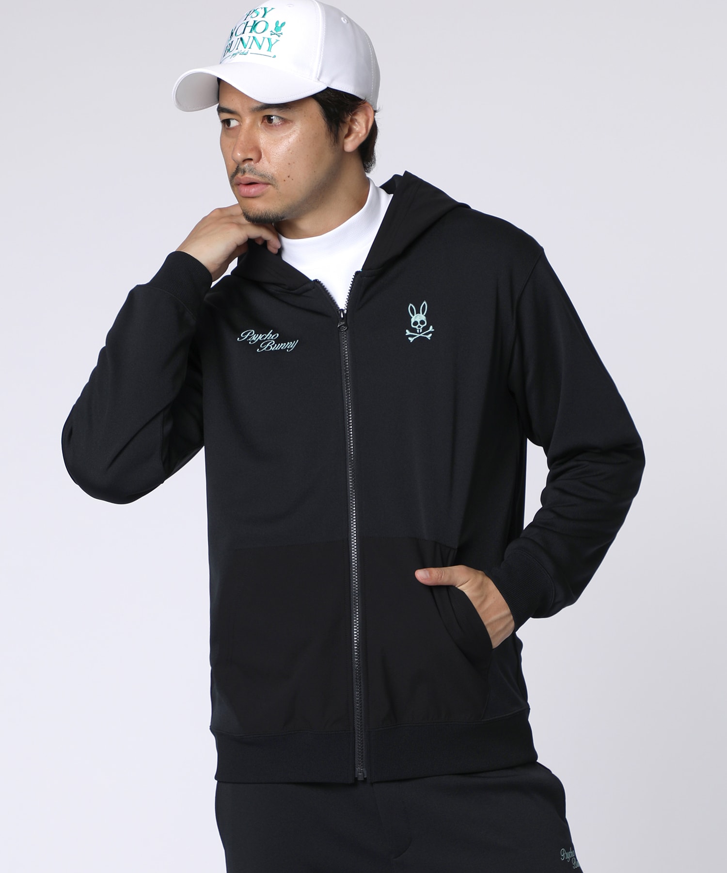 GOLF]モダングラフィック 3レイヤースムースジップパーカ｜Psycho