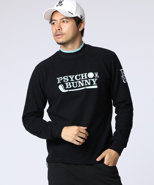 [GOLF]ゴルフクラブモックネックTシャツ