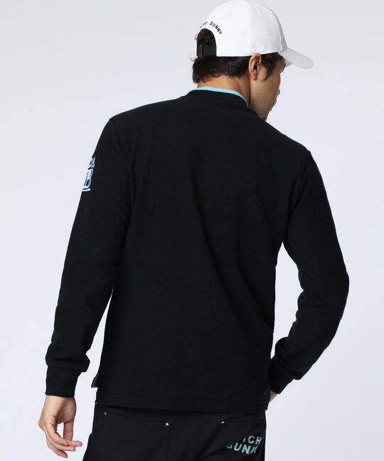 [GOLF]ゴルフクラブモックネックTシャツ
