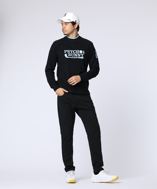 [GOLF]ゴルフクラブモックネックTシャツ