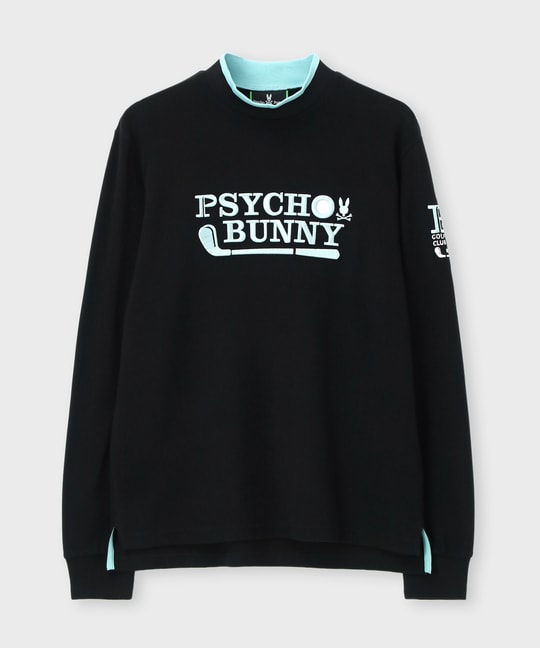 [GOLF]ゴルフクラブモックネックTシャツ