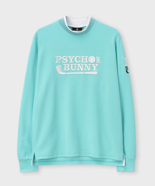 [GOLF]ゴルフクラブモックネックTシャツ