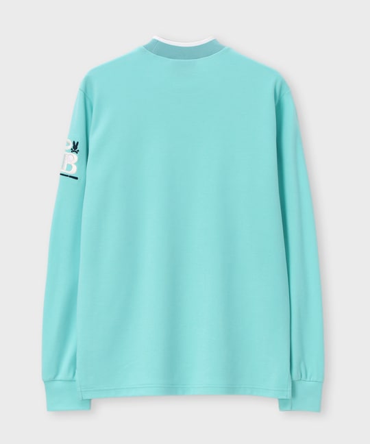[GOLF]ゴルフクラブモックネックTシャツ