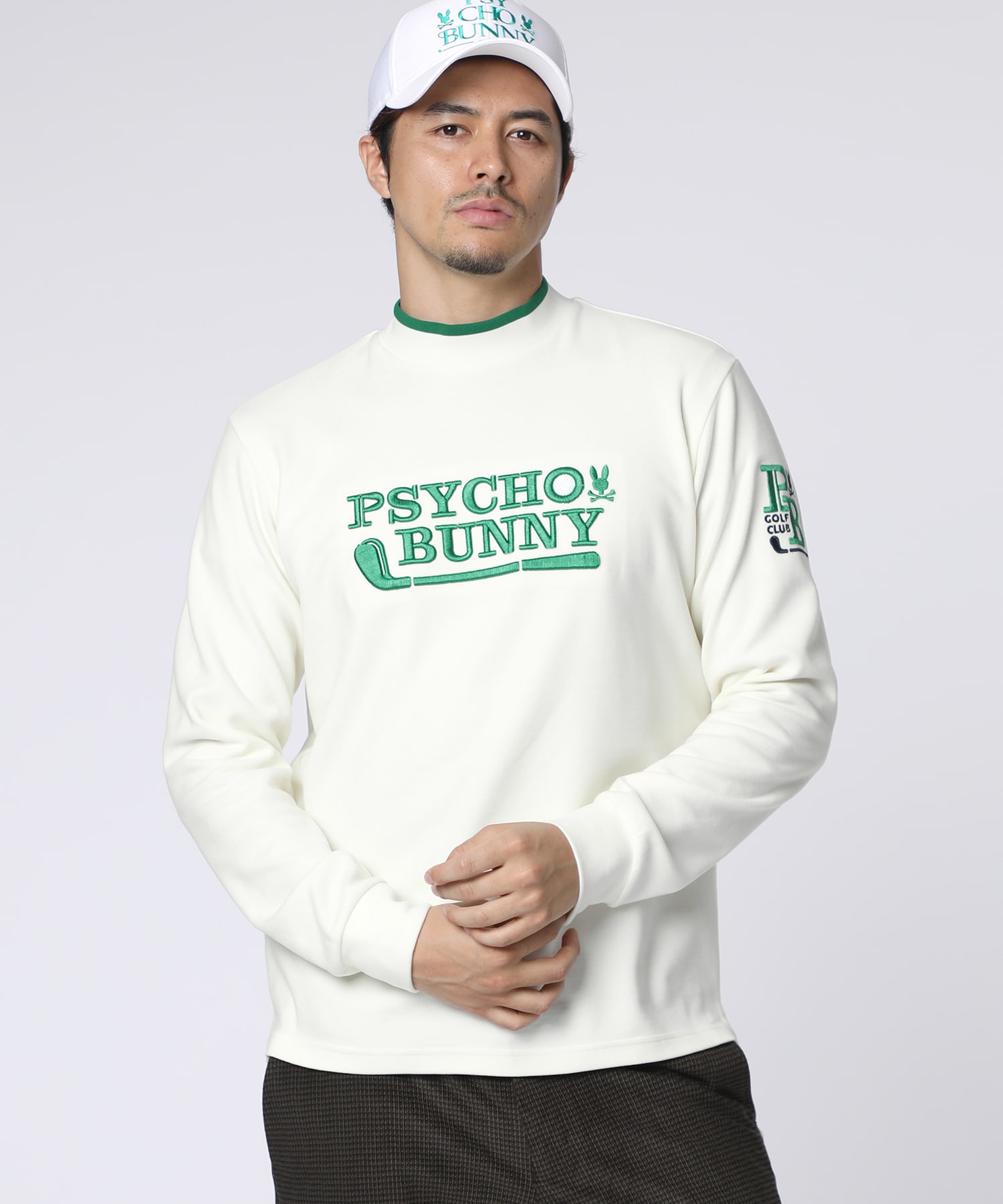 GOLF]ゴルフクラブモックネックTシャツ｜Psycho Bunny｜サイコバニー