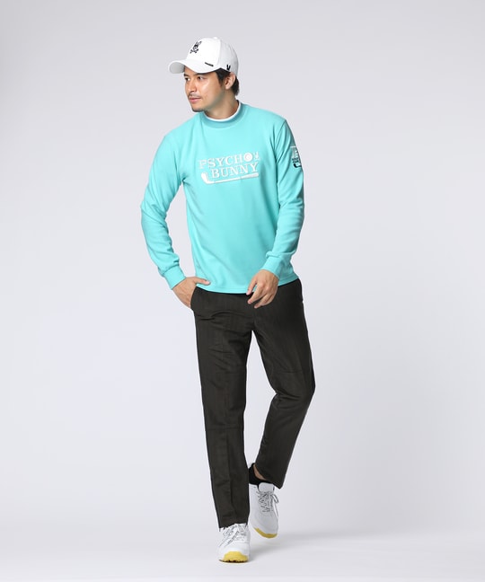 [GOLF]ゴルフクラブモックネックTシャツ