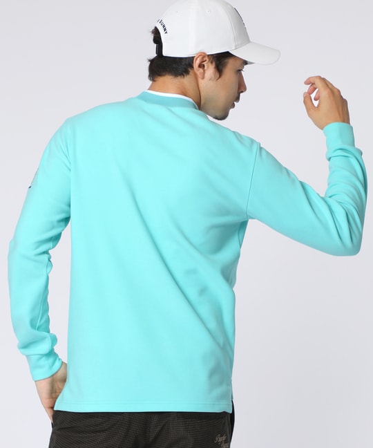 [GOLF]ゴルフクラブモックネックTシャツ