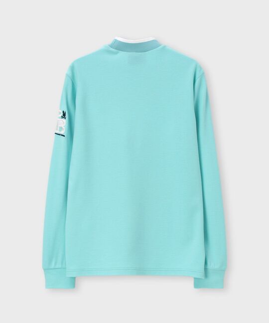 [GOLF][WOMEN]ゴルフクラブモックネックTシャツ