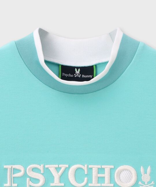 [GOLF][WOMEN]ゴルフクラブモックネックTシャツ