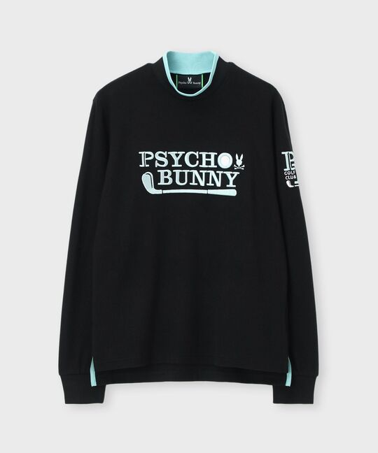 [GOLF][WOMEN]ゴルフクラブモックネックTシャツ
