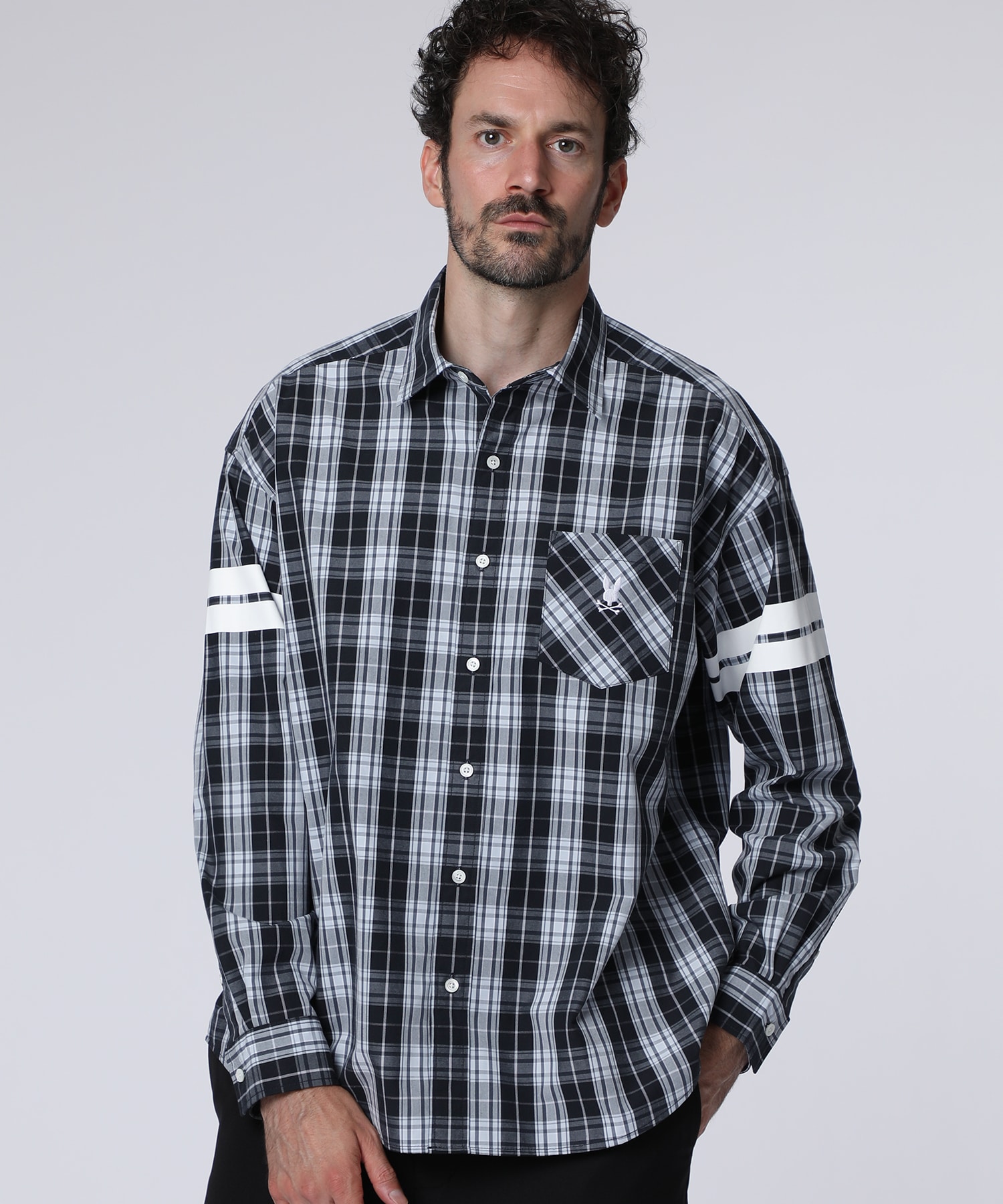 WEB限定]ピーチ起毛チェックシャツ｜Psycho Bunny｜サイコバニー 公式