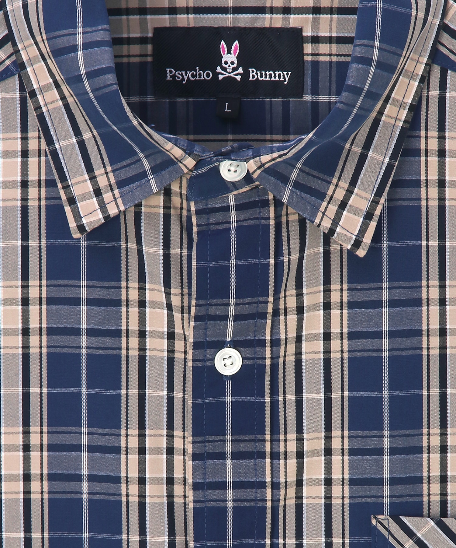 WEB限定]ピーチ起毛チェックシャツ｜Psycho Bunny｜サイコバニー 公式