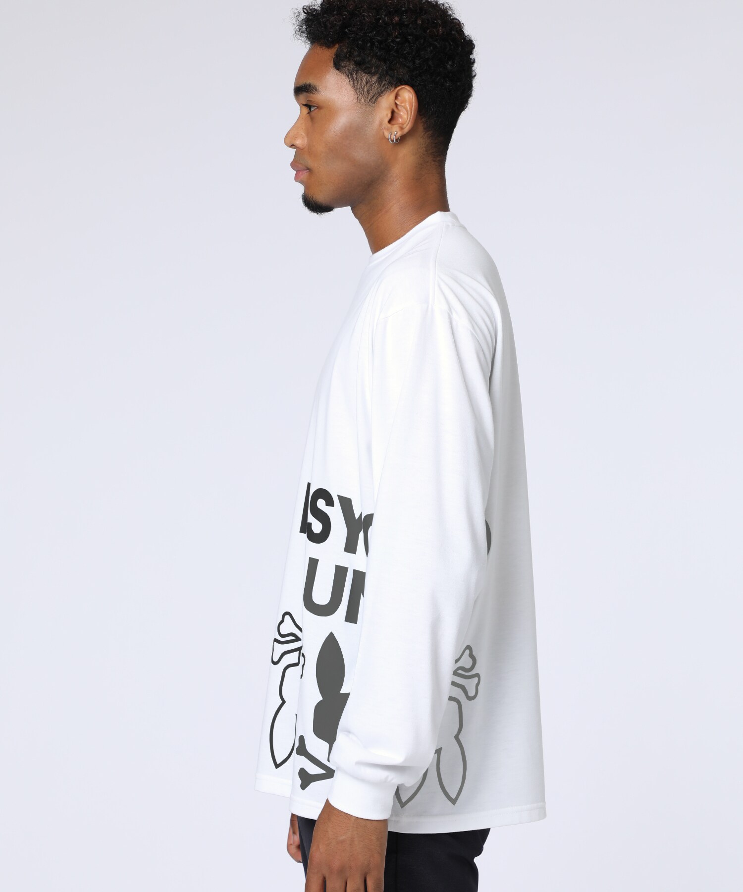 WEB限定]グラデーションサイドロゴ ロングスリーブTシャツ｜Psycho