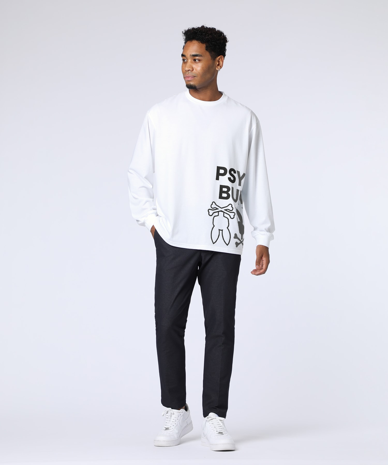 WEB限定]グラデーションサイドロゴ ロングスリーブTシャツ｜Psycho