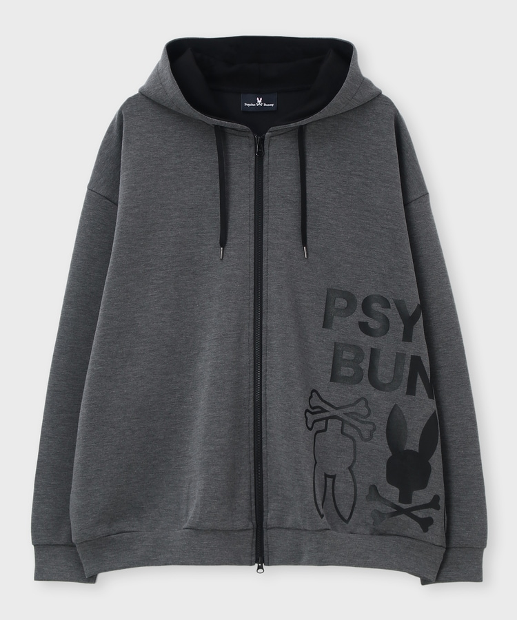 PsychoBunny サイコバニー ダンボールニット ジップ パーカー ゴルフ Psycho Bunny（サイコバニー）の「[GOLF]ダンボールニット ジップ
