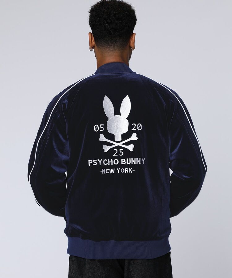 psychoworksスカジャン SKOOKUM × PsychoBunny バニーロゴ スカジャン（スカジャン
