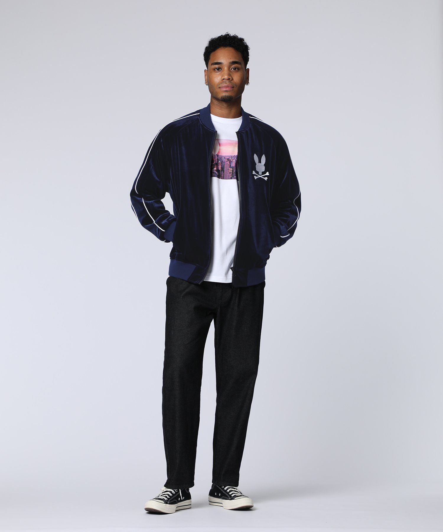 SKOOKUM ベロアスカジャン｜Psycho Bunny｜サイコバニー 公式