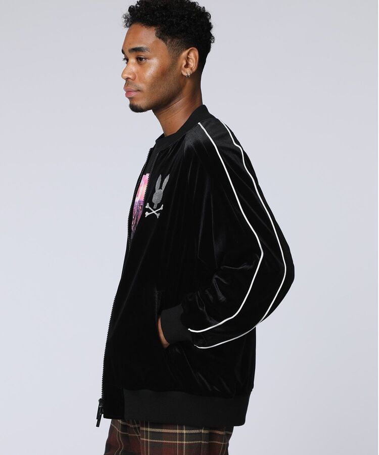 No.36018 SKOOKUM × Psycho Bunnyコラボスカジャン AWARD ファッション No.36018 SKOOKUM × Psycho Bunnyコラボ