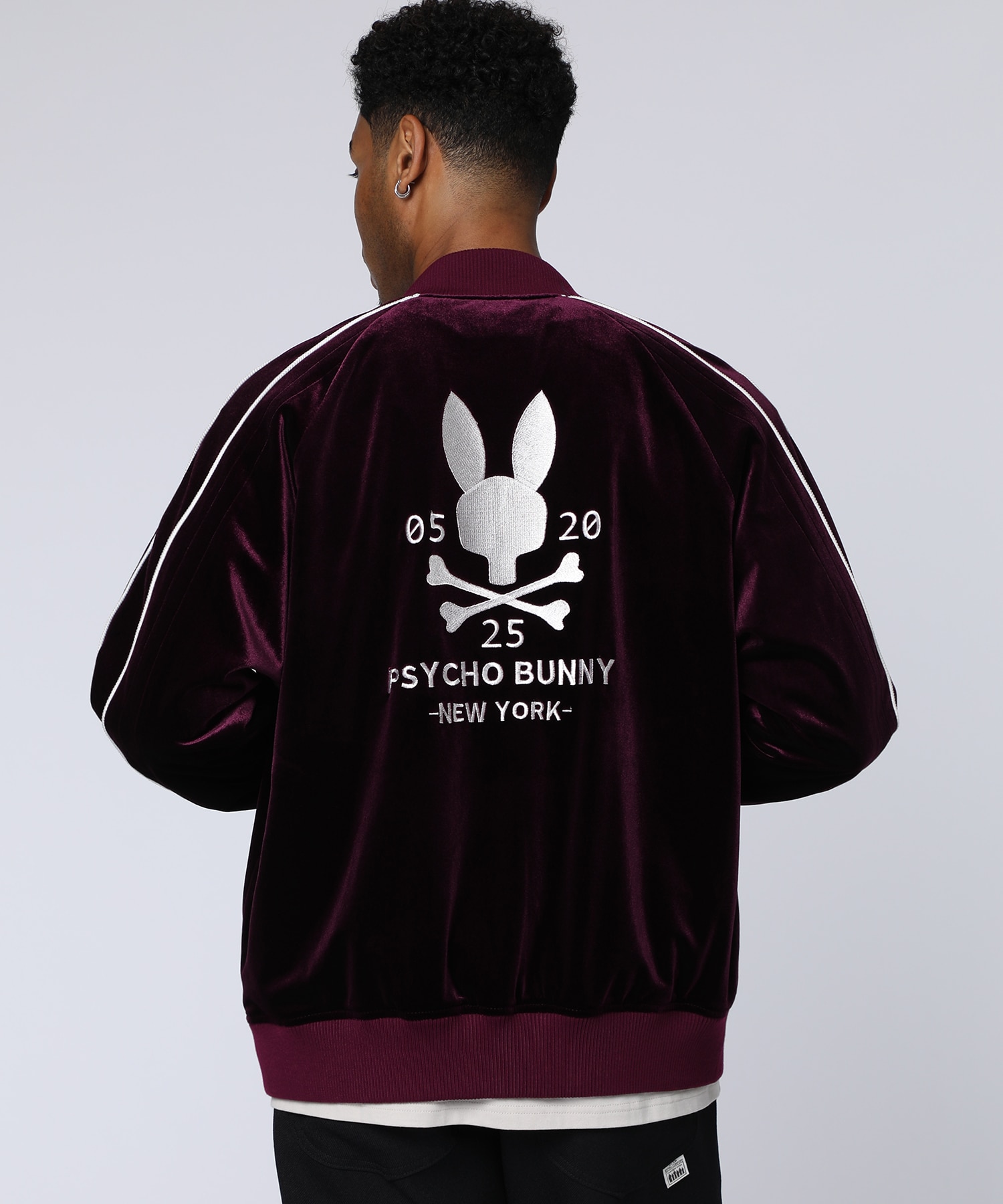 最終値下げ【美品】SKOOKUM × Psycho Bunnyコラボスカジャン SKOOKUM × PsychoBunny バニーロゴ スカジャン（スカジャン