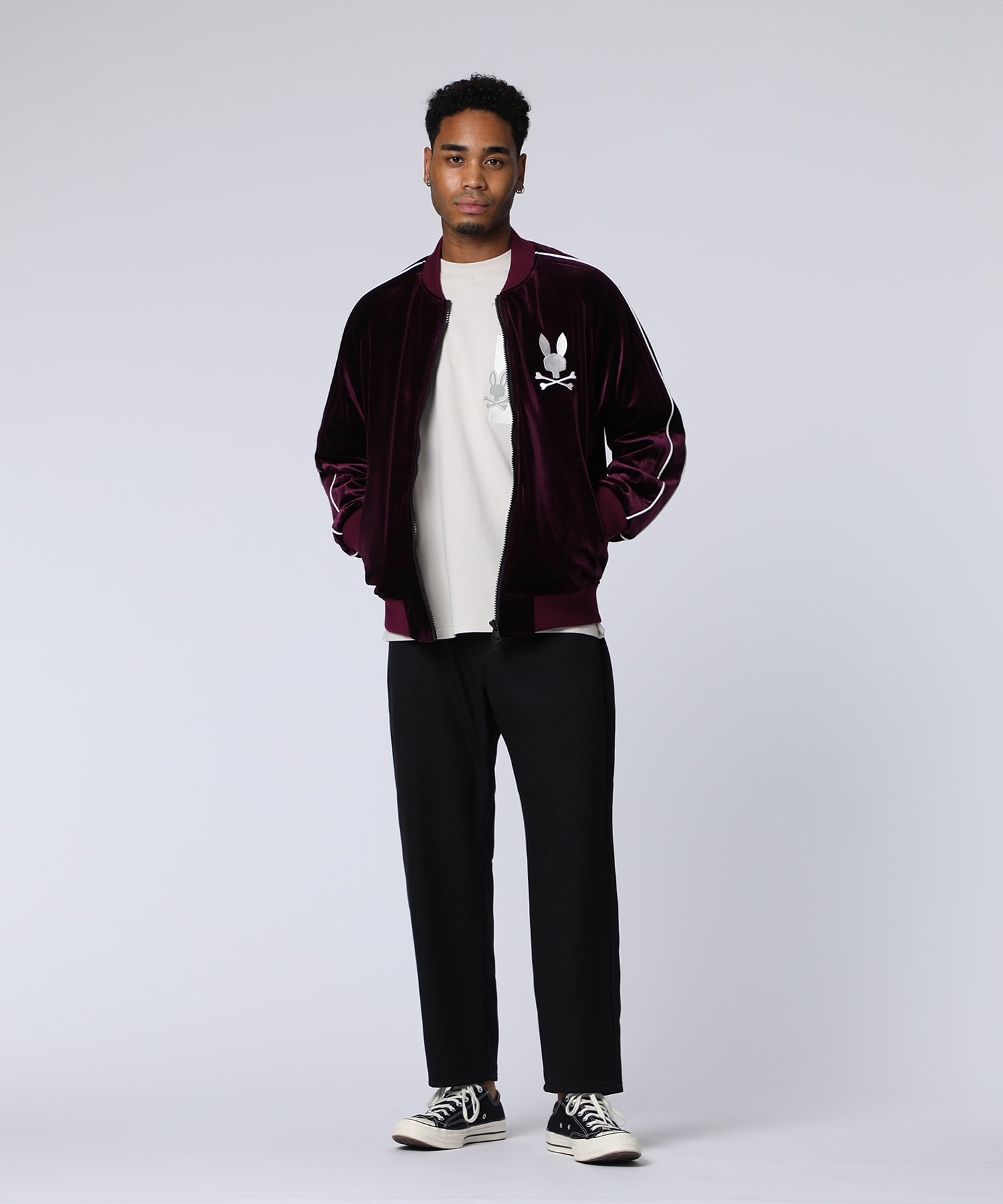 最終値下げ【美品】SKOOKUM × Psycho Bunnyコラボスカジャン SKOOKUM ベロアスカジャン｜Psycho Bunny｜サイコバニー 公式