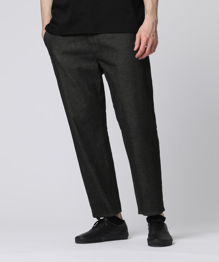 Psycho Bunny ブラックパンツ MENS BLACK GILMAN REGULAR FIT CHINO PANT | PSYCHO BUNNY