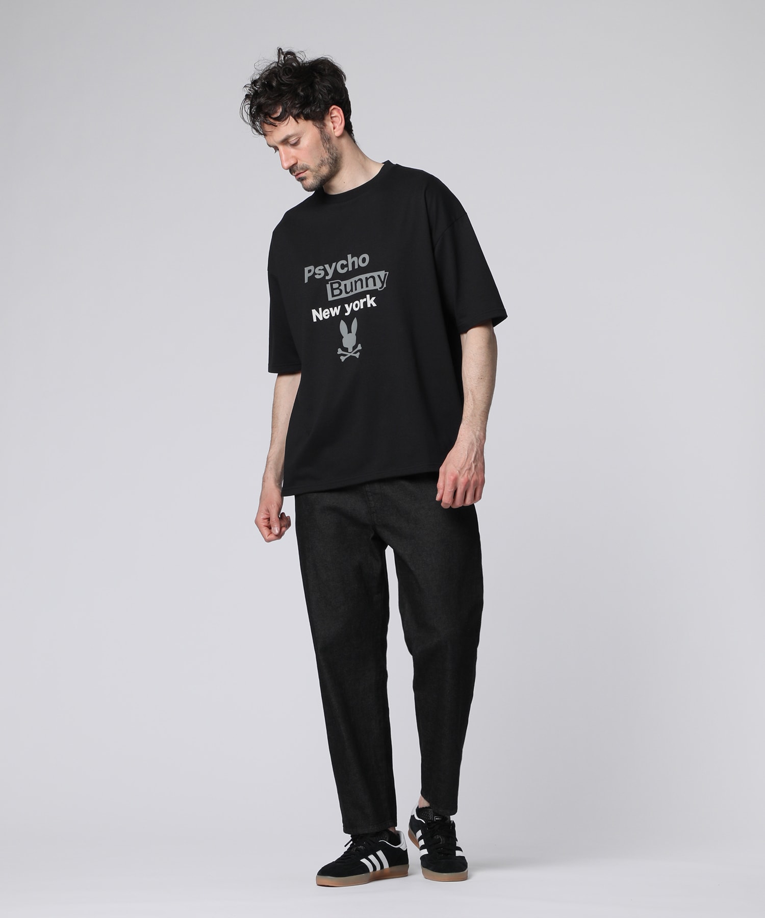 Lee × Psycho Bunny FLeeasy Narrow ブラックデニム｜Psycho