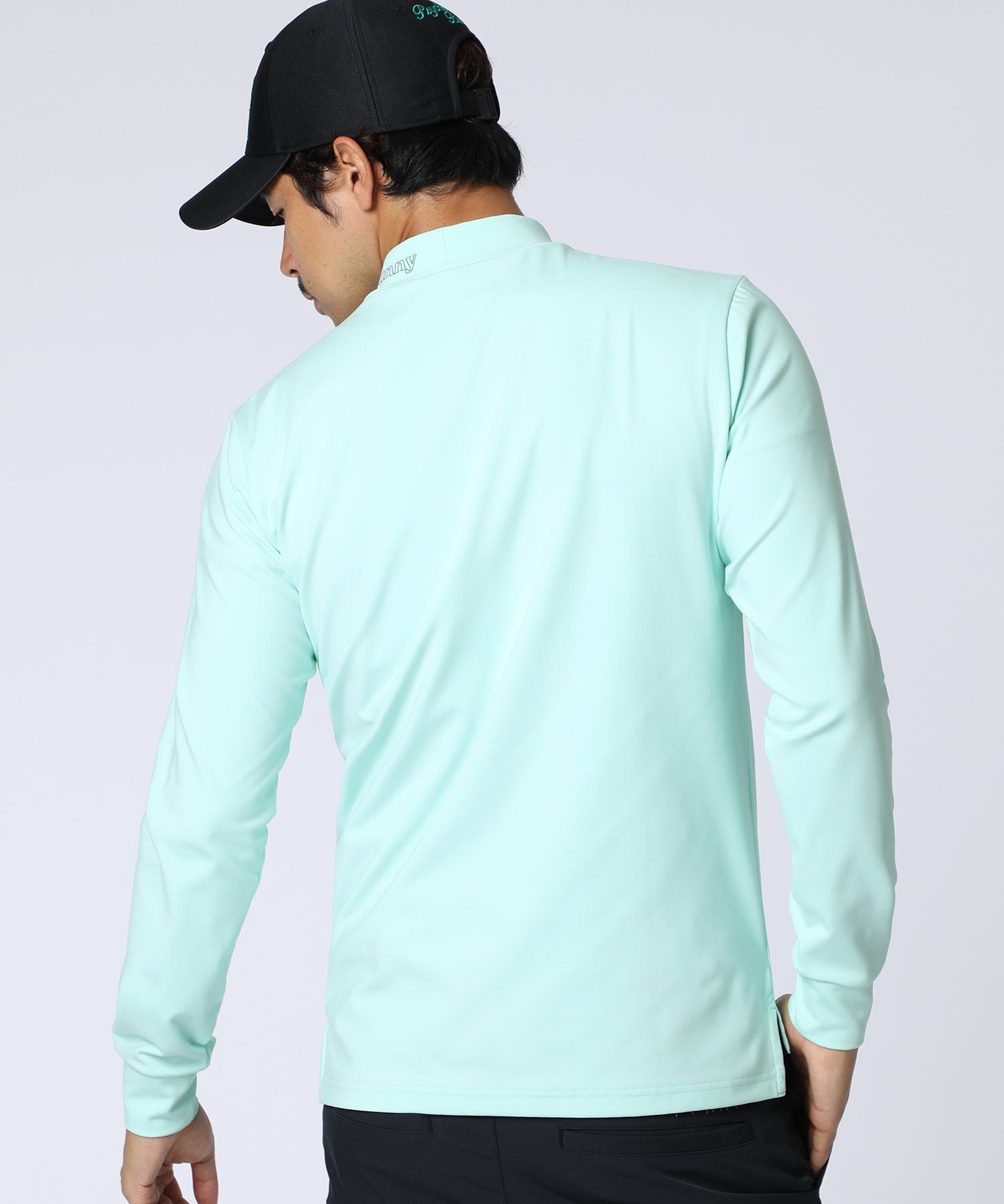 GOLF]オリジナル総柄アートワーク モックネックTシャツ｜Psycho Bunny