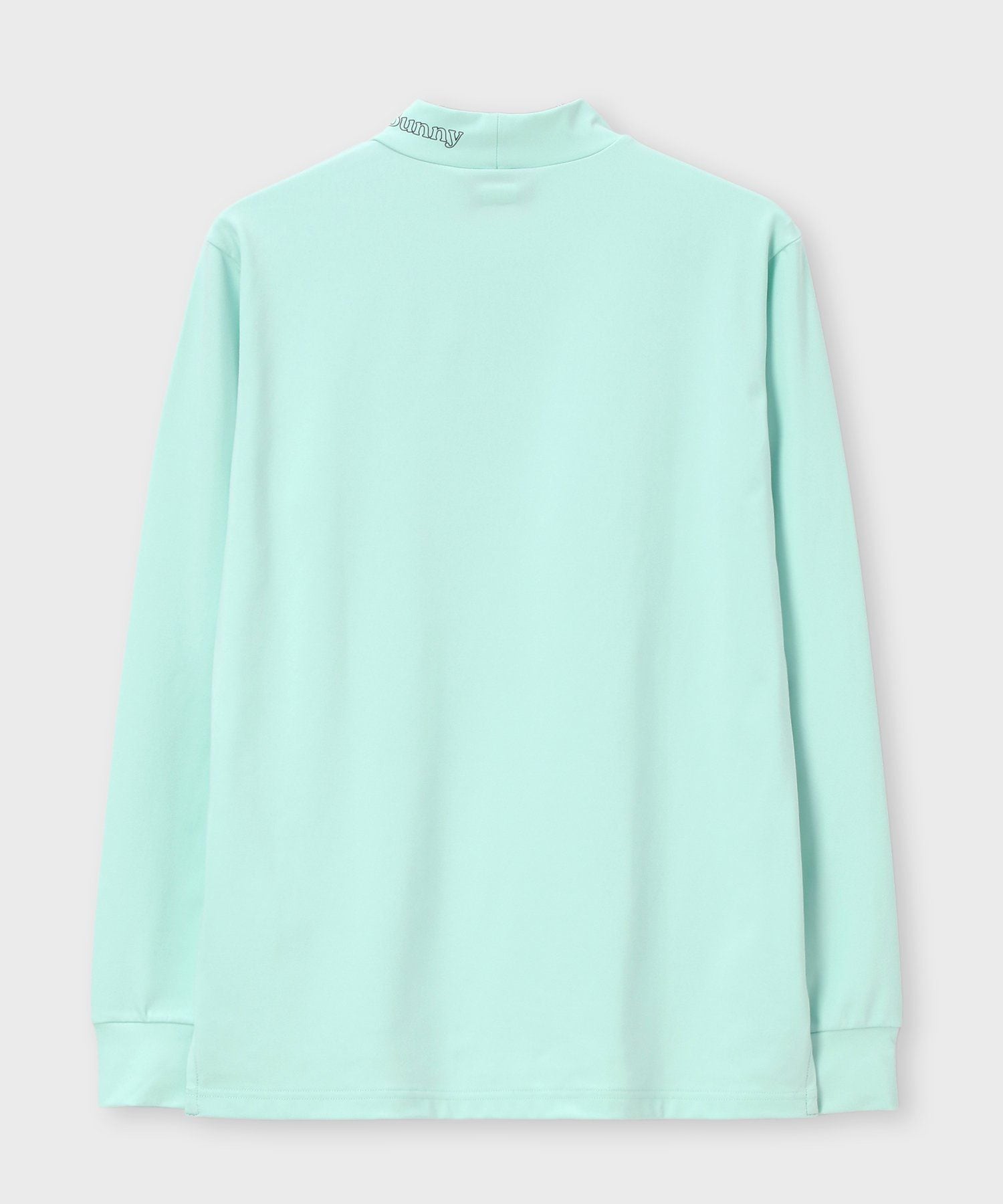 モックネックシャツ〔総柄アート〕【L寸】ミントグリーン サイコバニー　gf649 GOLF]オリジナル総柄アートワーク モックネックTシャツ｜Psycho Bunny