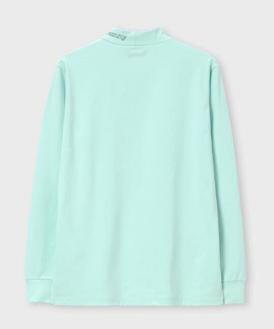 [GOLF]オリジナル総柄アートワーク モックネックＴシャツ