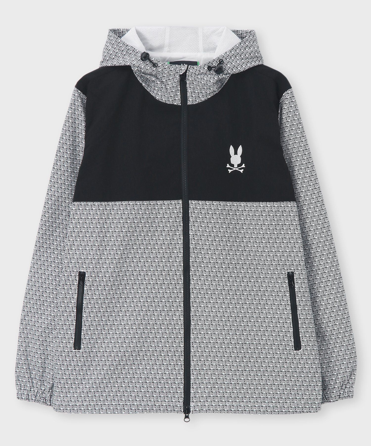 GOLF]オリジナル総柄切替 ダブルジップフードブルゾン｜Psycho