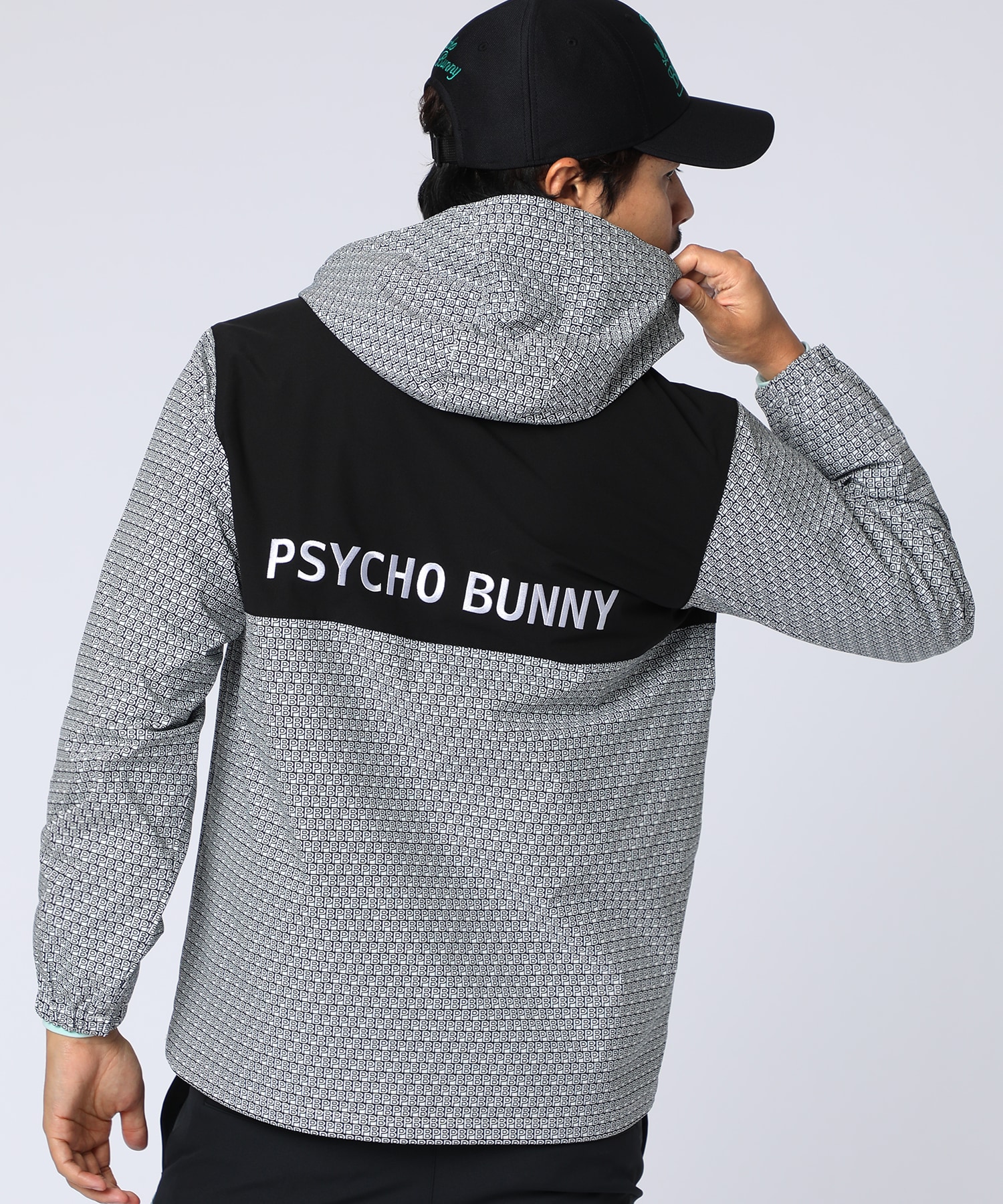 GOLF]オリジナル総柄切替 ダブルジップフードブルゾン｜Psycho