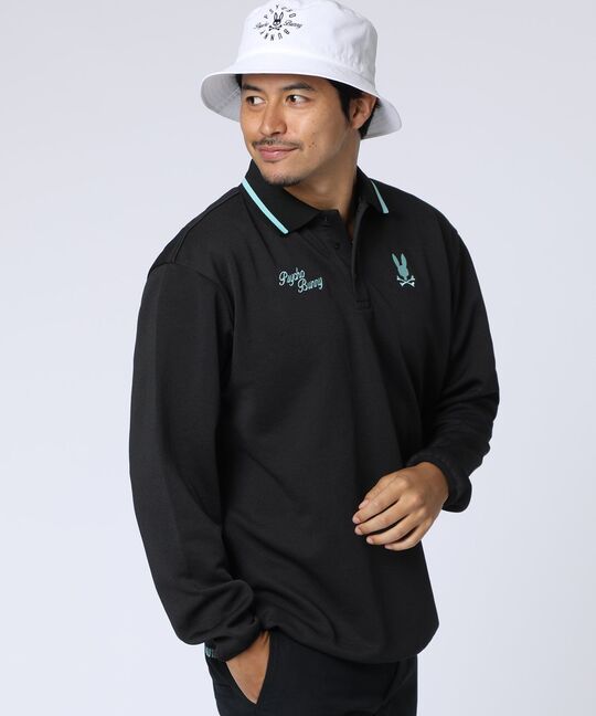[GOLF]モダングラフィック ロングスリーブポロシャツ