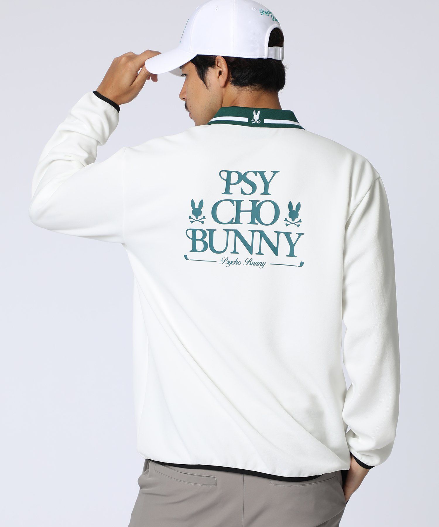 GOLF]モダングラフィック ロングスリーブポロシャツ｜Psycho Bunny