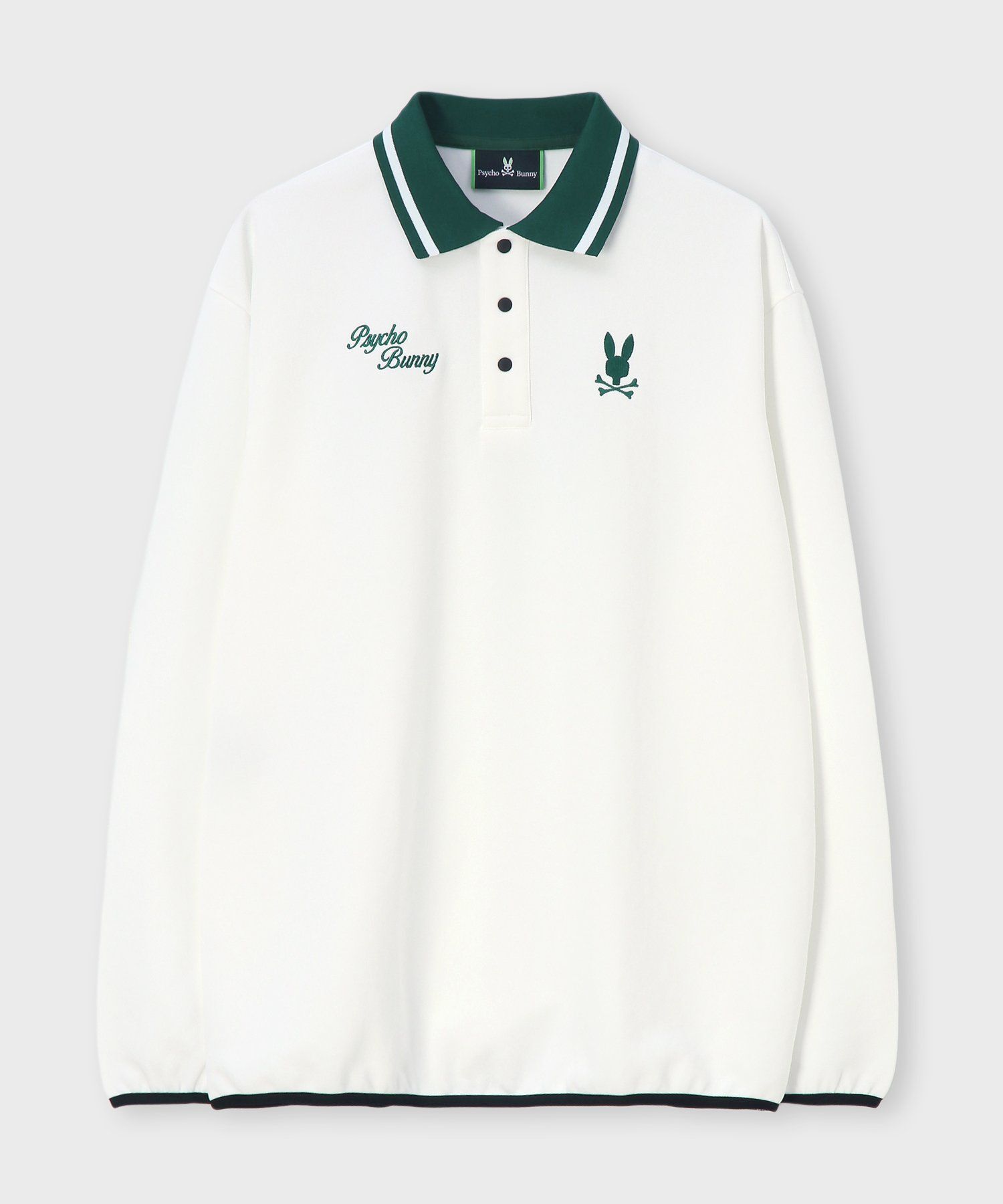 GOLF]モダングラフィック ロングスリーブポロシャツ｜Psycho Bunny