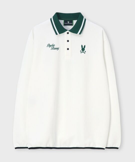 [GOLF]モダングラフィック ロングスリーブポロシャツ