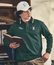 [GOLF]モダングラフィック ロングスリーブポロシャツ