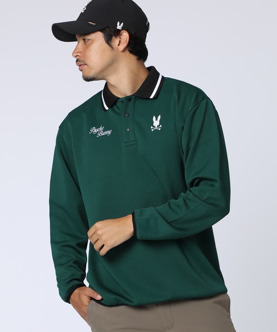 [GOLF]モダングラフィック ロングスリーブポロシャツ