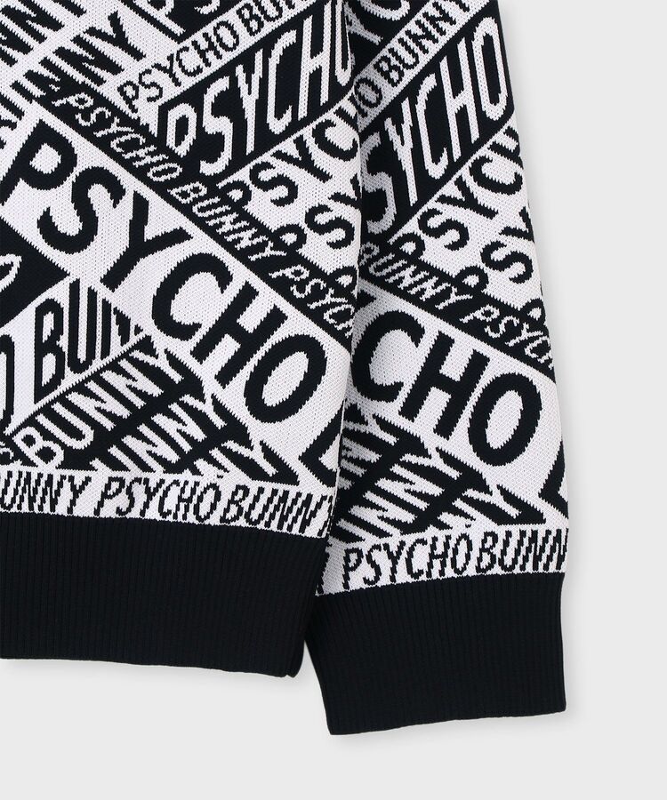 サイコバニー 総柄フォントロゴ リバーシブルブルゾン XL GOLF]総柄