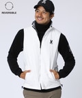 [GOLF]総柄フォントロゴ リバーシブルベスト