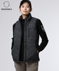 [GOLF][WOMEN]総柄フォントロゴリバーシブルベスト
